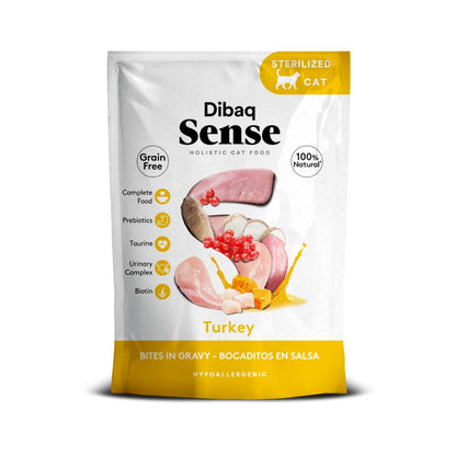 Dibaq Sense Bocaditos en salsa - Pavo 100g
