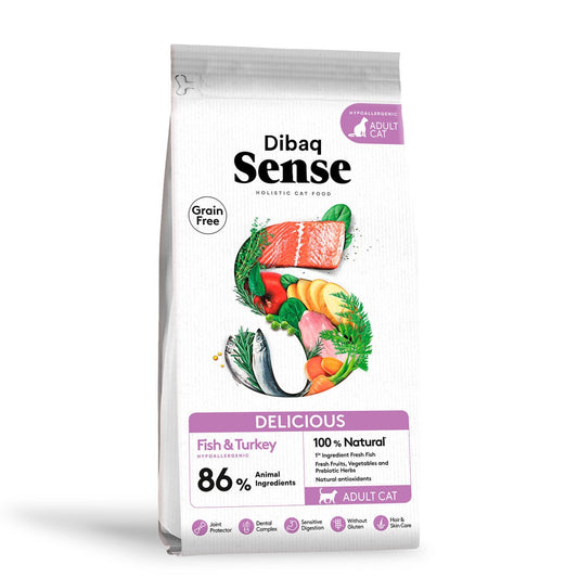 Dibaq Sense - Cat Delicious (Pescado y Pavo)