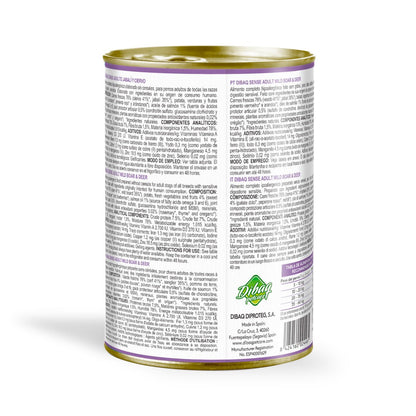 Dibaq Sense - Cerf et sanglier 380 g