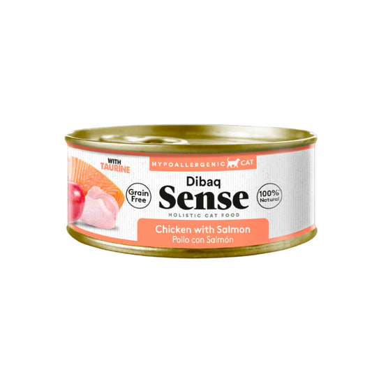 Dibaq Sense - Poulet et saumon à la pomme 70 g
