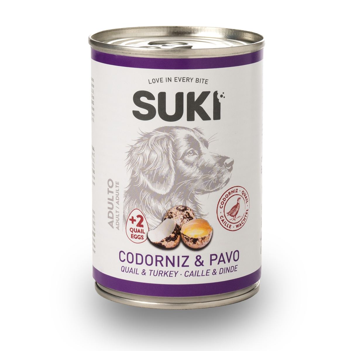 SUKI - Caille et Dinde aux Œufs de Caille 400g