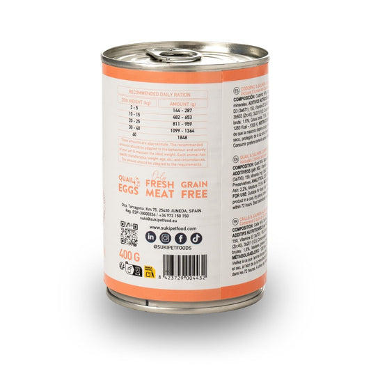 SUKI - Caille et Saumon aux Œufs de Caille 400g