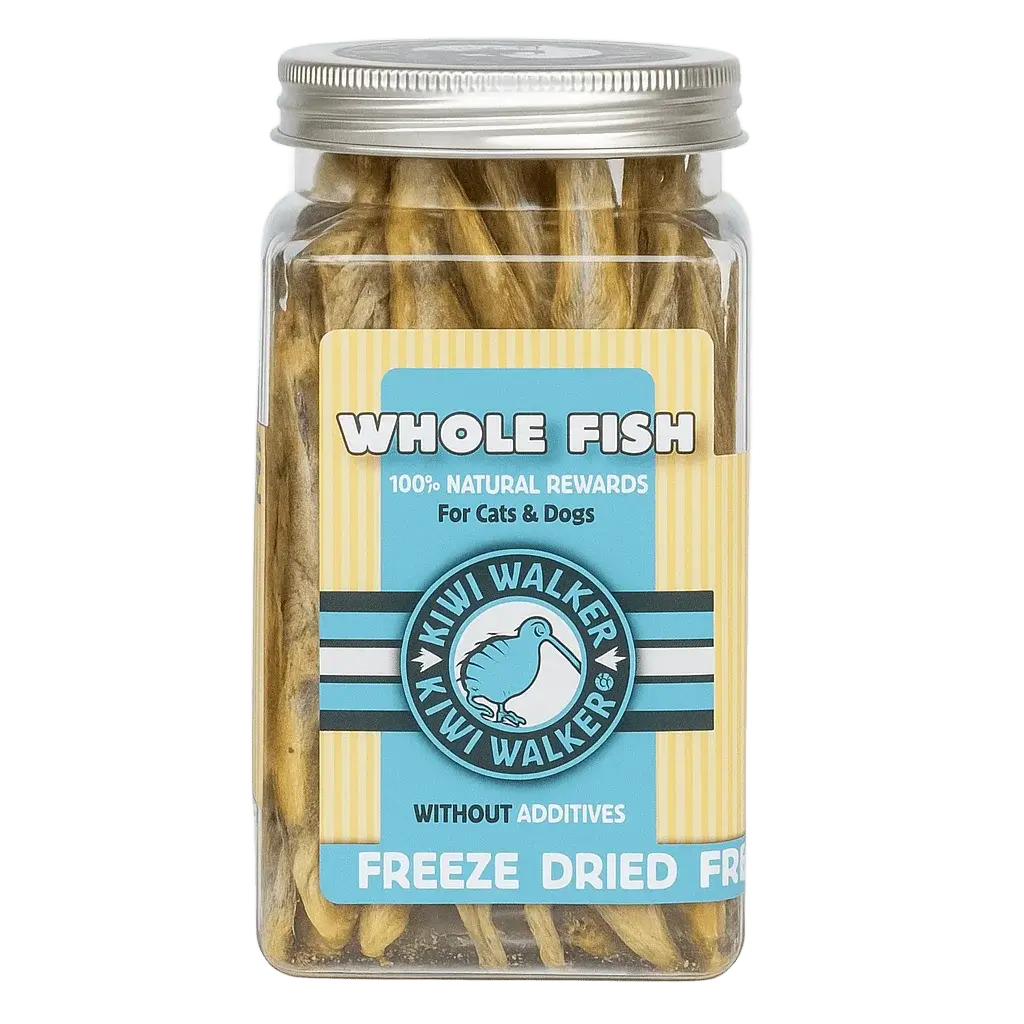 Kiwi Walker - 100% Pescaditos enteros Liofilizados