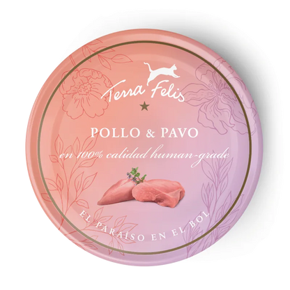 Terra Felis - Pollo y Pavo 80g