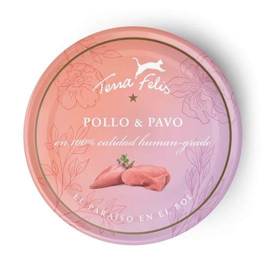 Terra Felis - Pollo y Pavo 80g