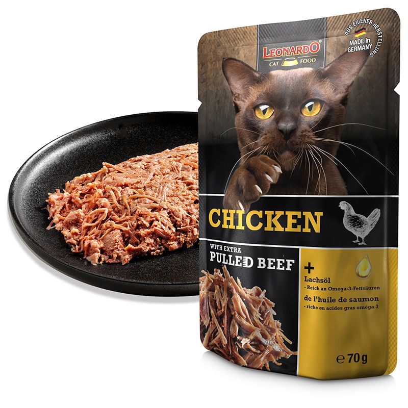 Leonardo - Pollo con Extra Pulled Beef 70g