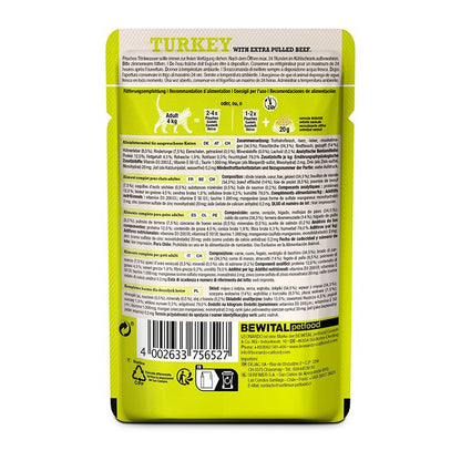 Leonardo - Pavo con Extra Pulled Beef 70g