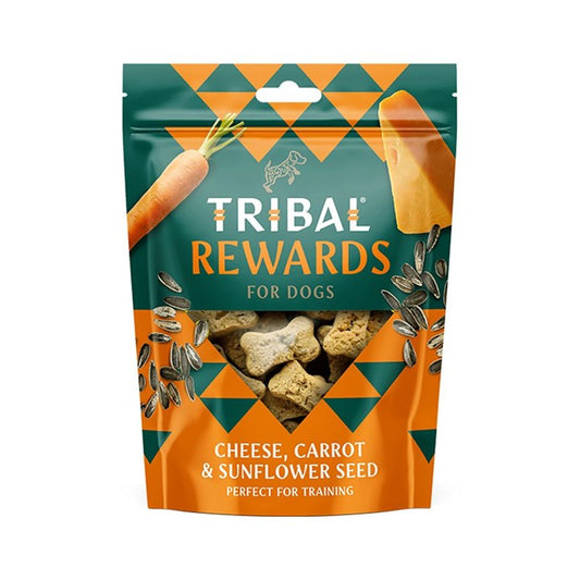 Tribal Rewards - Galletas con Queso, Zanahoria y Semillas de Girasol