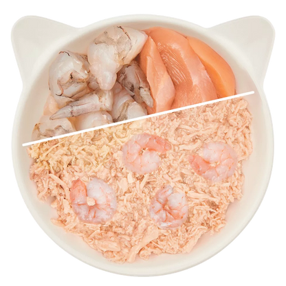WOW Cat - Filete de Pollo y Gambas 70gr
