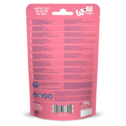 WOW Dog - Superfood Cubitos tiernos de Venado con Manzana