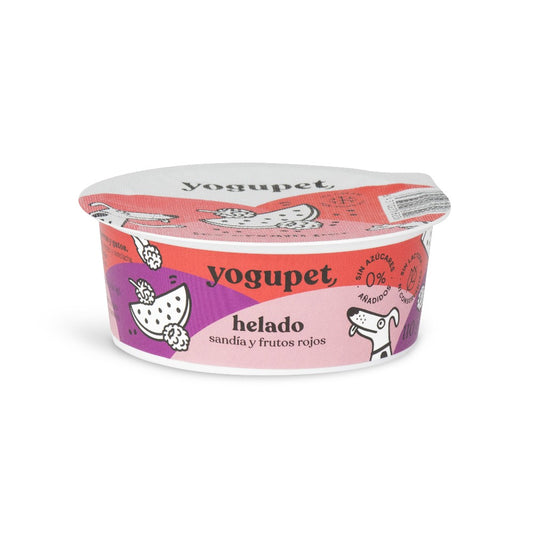 Yogupet - Crème glacée pasteurisée aux fruits rouges