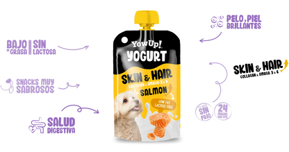 YowUp! - Yogur de Salmón Skin And Hair para Perro